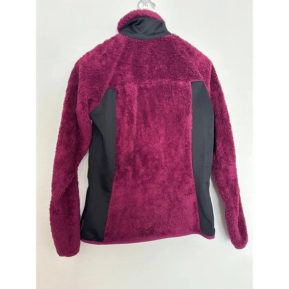 Columbia Purple Fleece Jacket Full Zip Plush Sherpa Winter Outdoor Coat Size S - Picture 2 of 6